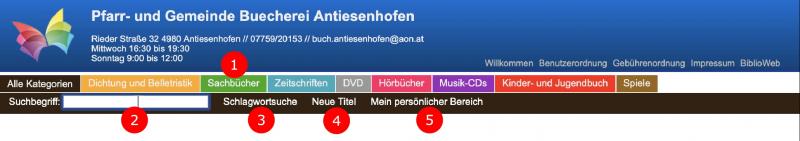 Biblioweb Mediensuche