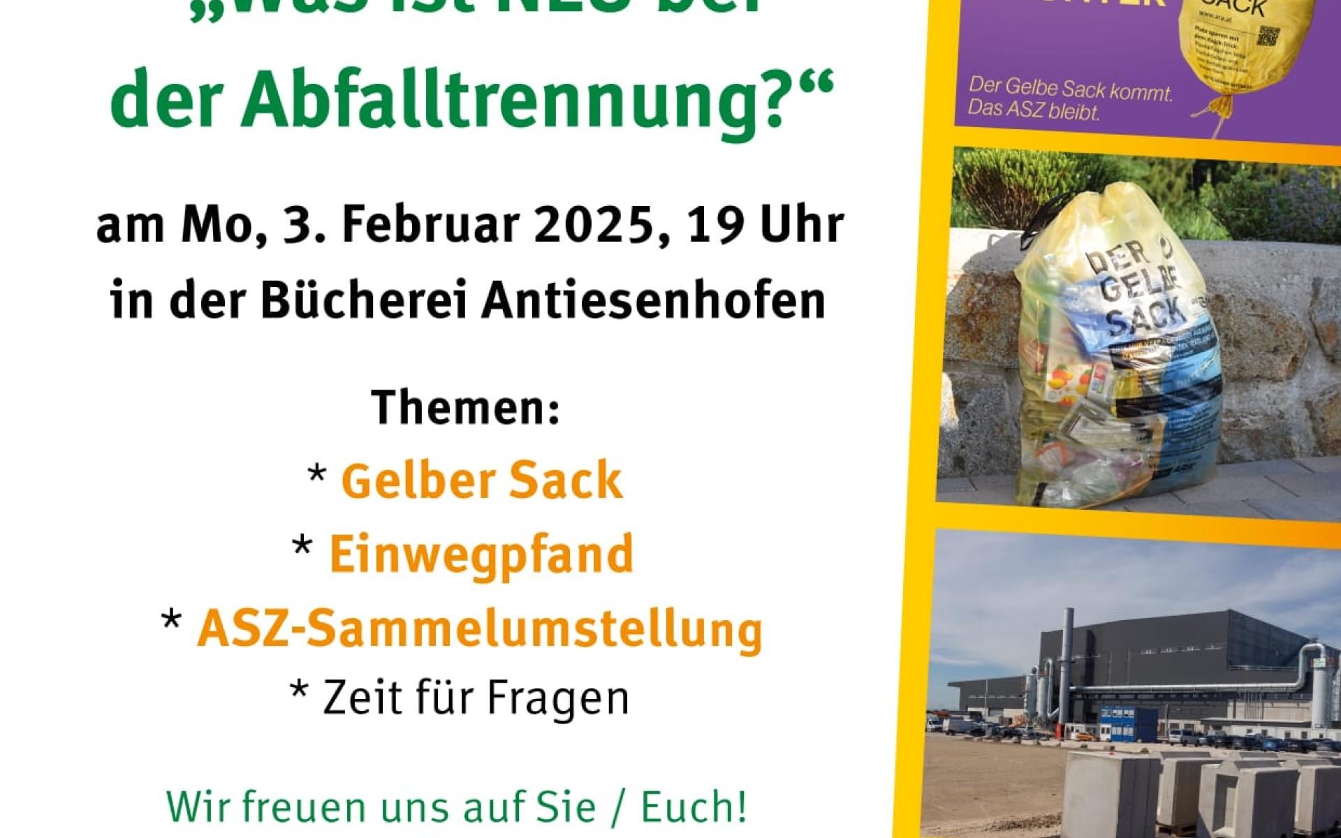 Was ist neu bei der Abfalltrennung?