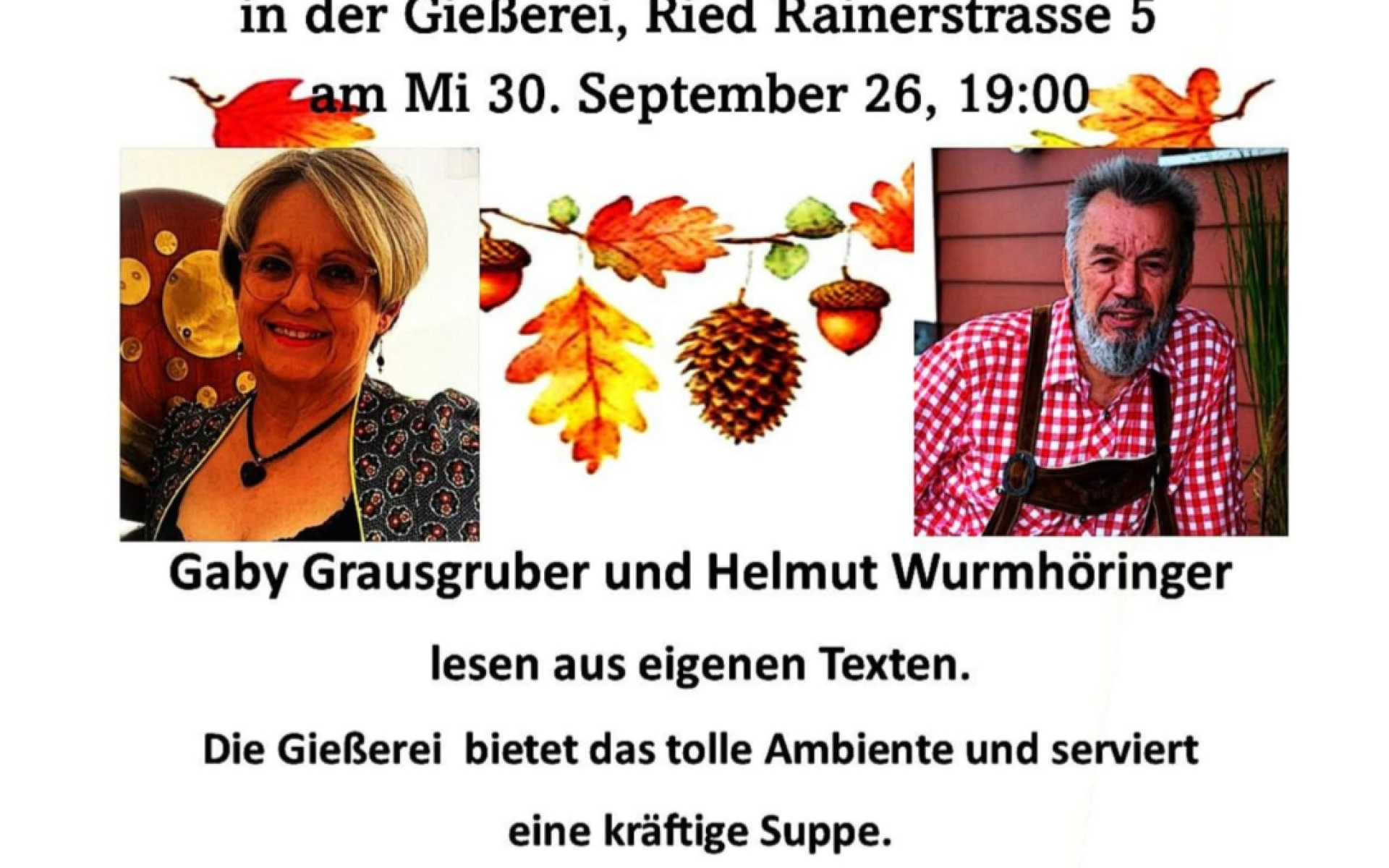 Einladung Lesung