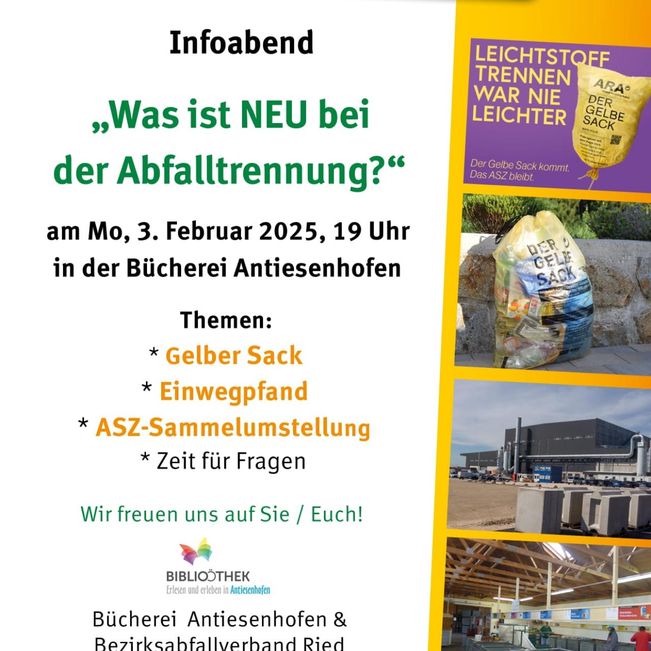Was ist neu bei der Abfalltrennung?