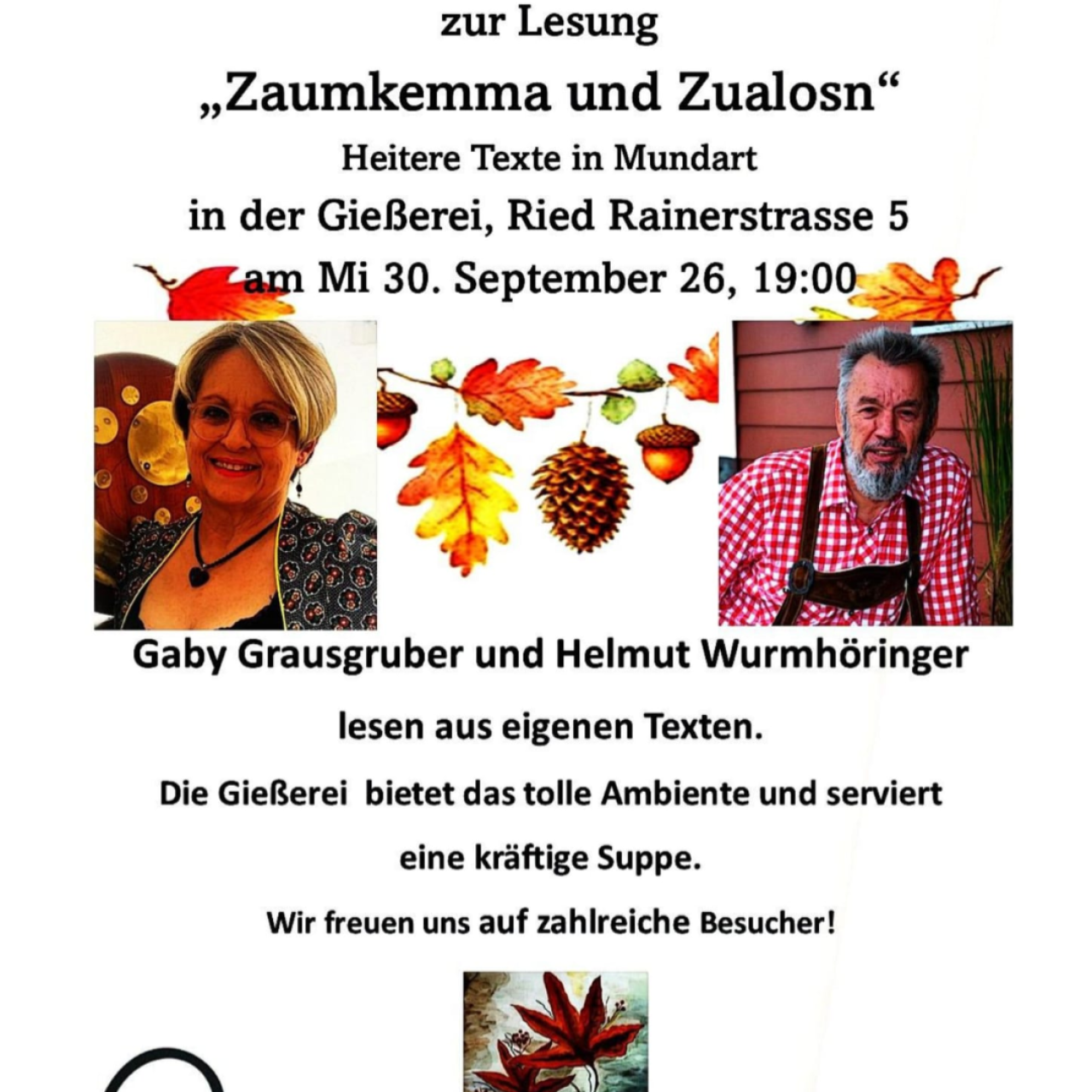 Einladung Lesung